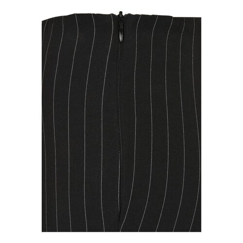 Urban Classics Ladies Flared Pin Stripe Pants black/white 3XL