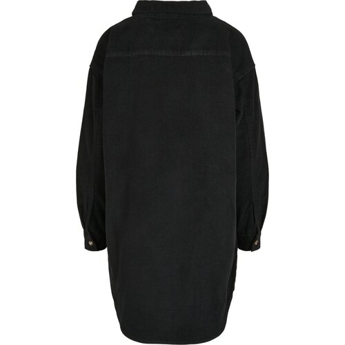 Urban Classics Ladies Long Corduroy Overshirt black 3XL