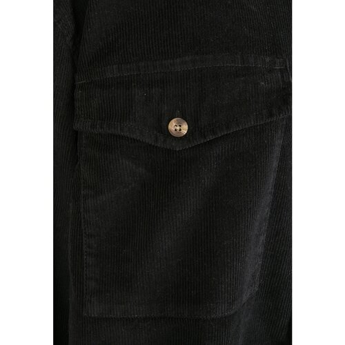 Urban Classics Ladies Long Corduroy Overshirt black 3XL