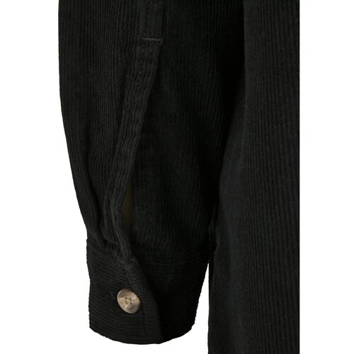 Urban Classics Ladies Long Corduroy Overshirt black 3XL