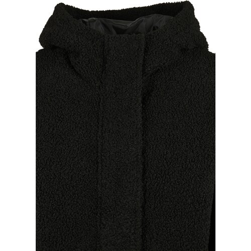 Urban Classics Ladies Short Sherpa Jacket black 3XL