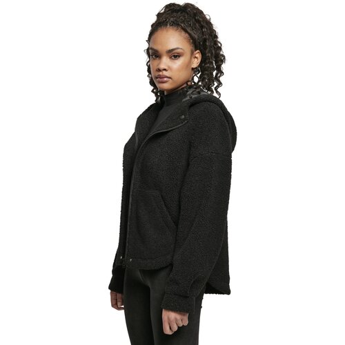 Urban Classics Ladies Short Sherpa Jacket black XS