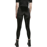 Urban Classics Ladies Velvet Tech Mesh Leggings