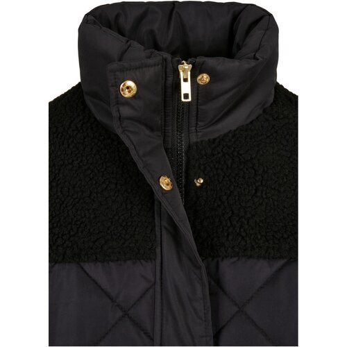 Urban Classics Ladies Oversized Diamond Quilt Puffer Jacket black 3XL