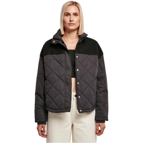 Urban Classics Ladies Oversized Diamond Quilt Puffer Jacket black M