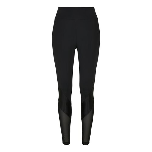 Urban Classics Ladies Highwaist  Mixed Tech Leggings black/black 5XL