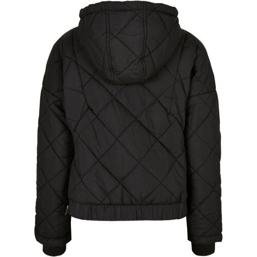 Urban Classics Ladies Oversized Diamond Quilted Pull Over Jacket black 4XL