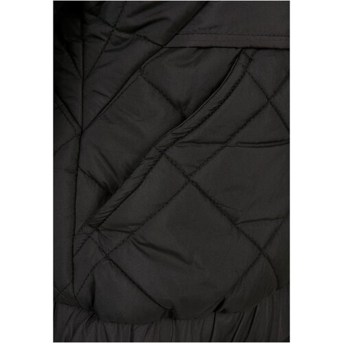 Urban Classics Ladies Oversized Diamond Quilted Pull Over Jacket black L