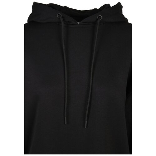 Urban Classics Ladies Modal Terry Long Hoody Dress black M