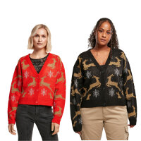 Urban Classics Ladies Short Oversized Christmas Cardigan
