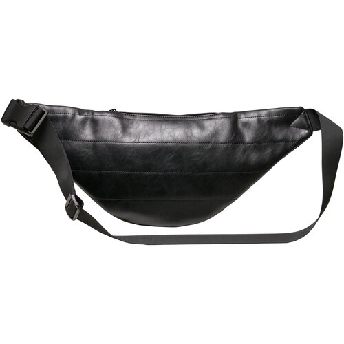 Urban Classics Puffer Imitation Leather Shoulder Bag black one size