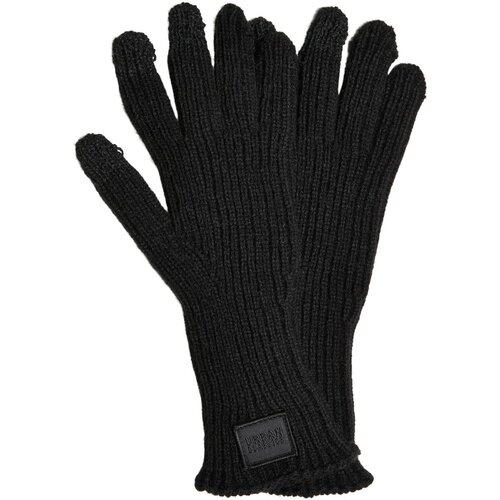 Urban Classics Knitted Wool Mix Smart Gloves black L/XL