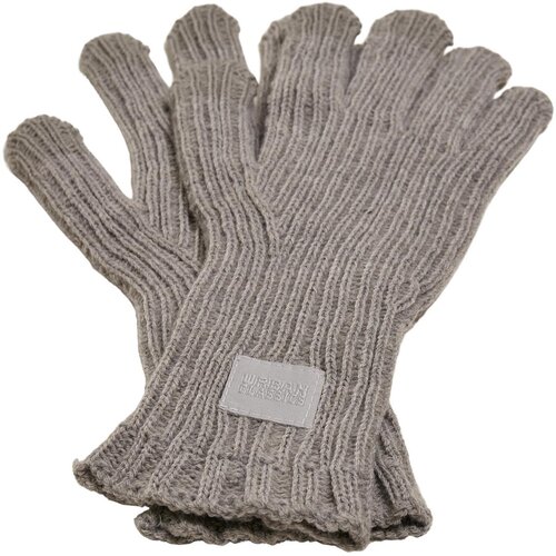 Urban Classics Knitted Wool Mix Smart Gloves heathergrey L/XL