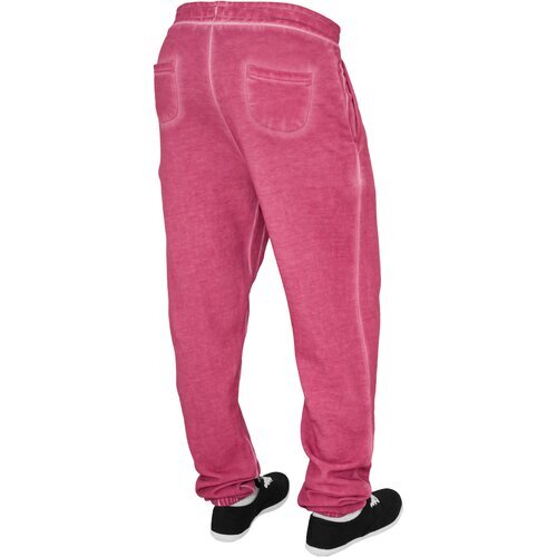 Urban Classics Ladies Spray Dye Sweatpant fuchsia M