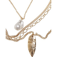 Urban Classics Indiana Plate Necklace
