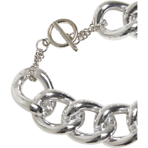 Urban Classics Flashy Chain Bracelet silver L/XL