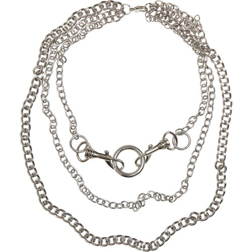 Urban Classics Carabiner Necklace silver one size