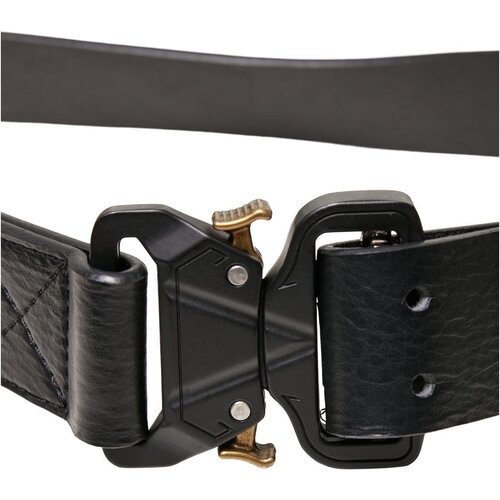 Urban Classics Imitation Leather Belt With Hook black S/M