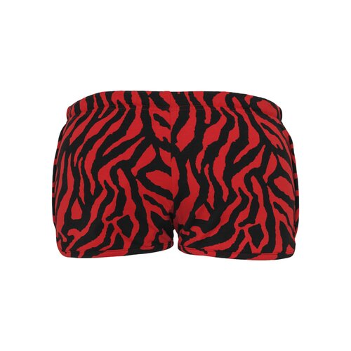 Urban Classics Ladies Zebra Hotpants red/blk S