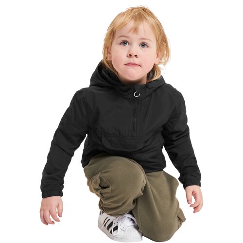 Urban Classics Kids Girls Basic Pullover Jacket black 110/116