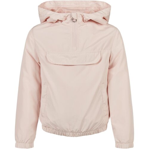 Urban Classics Kids Girls Basic Pullover Jacket light pink 158/164