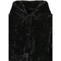 Urban Classics Kids Girls Hooded Teddy Coat black 110/116