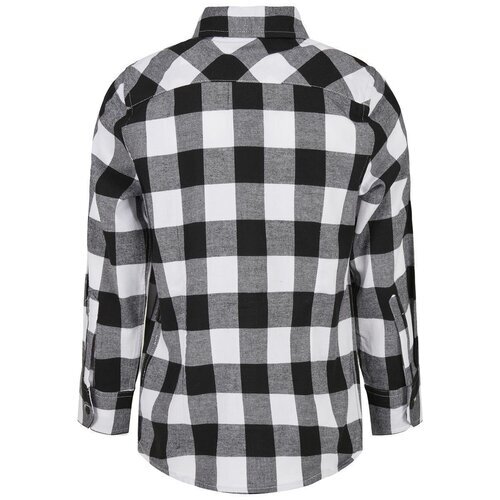 Urban Classics Kids Boys Checked Flanell Shirt black/white 134/140
