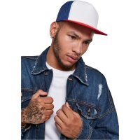 Flexfit Foam Trucker White Front red/wht/royal