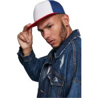 Flexfit Foam Trucker White Front red/wht/royal