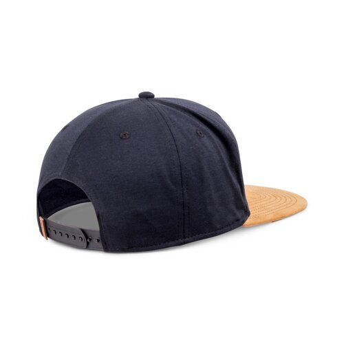 Djinns 6 Panel Snapback Cap Jersey Patch  Black