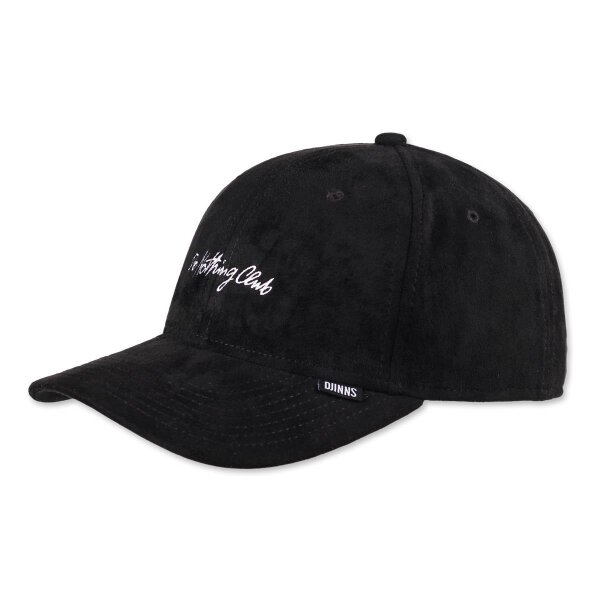 Djinns 6 Panel Cap TrueFit 2.0 DNC Microsuede  Black