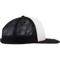 Flexfit Foam Trucker with White Front blk/wht/blk