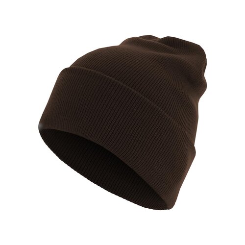 MSTRDS Beanie Basic Flap Long Version chocolate one size