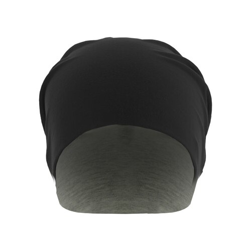 MSTRDS Jersey Beanie reversible black/ heather grey one size