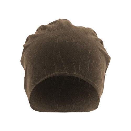 MSTRDS Stonewashed Jersey Beanie chocolate one size