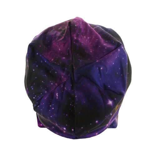 MSTRDS Printed Jersey Beanie galaxy/black one size