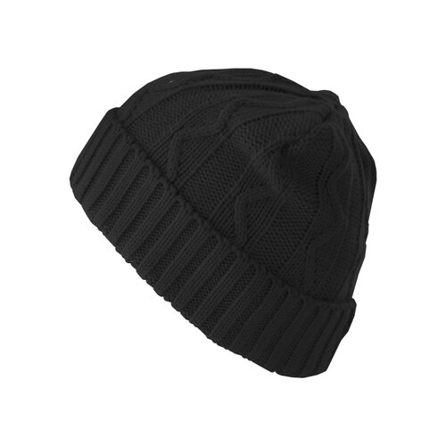 MSTRDS Beanie Cable Flap black one size