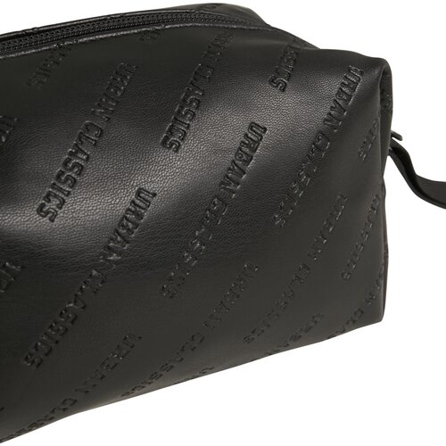 Urban Classics Imitation Leather Cosmetic Pouch black one size black