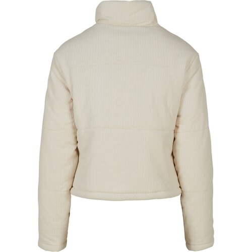 Urban Classics Ladies Corduroy Puffer Jacket whitesand XXL