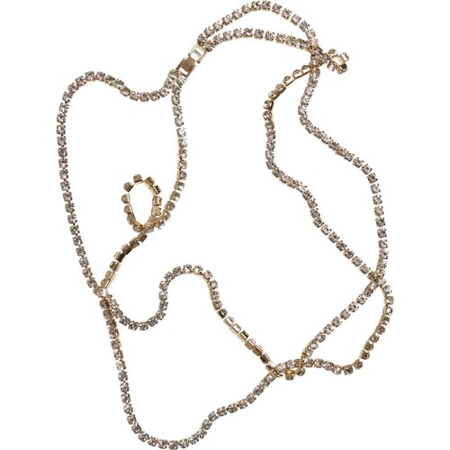 Urban Classics Layering Diamond Necklace gold one size