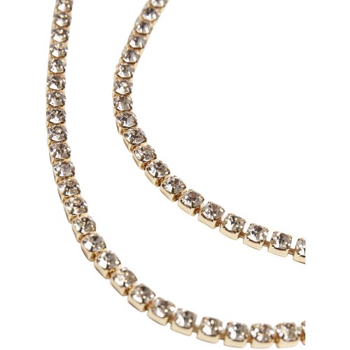 Urban Classics Layering Diamond Necklace gold one size
