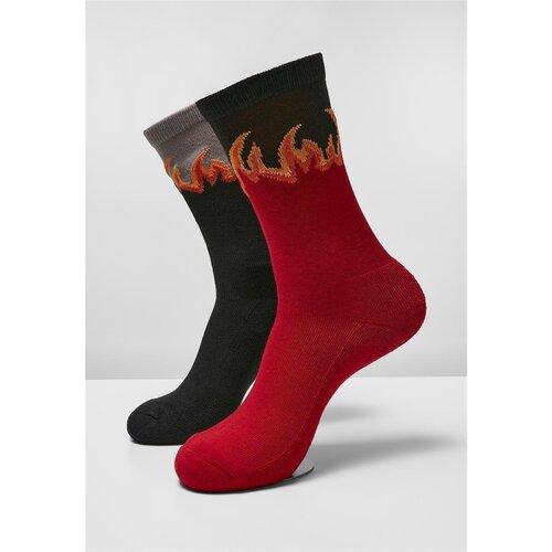 Mister Tee Long Flame Socks  2-Pack