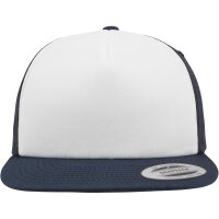 Flexfit Foam Trucker with White Front nvy/wht/nvy