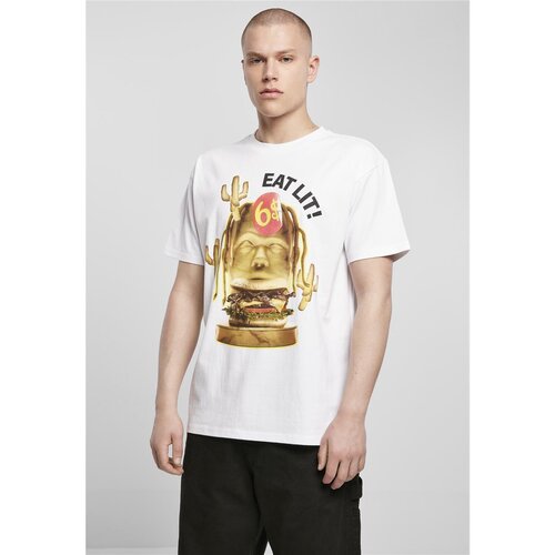 Mister Tee Eat Lit Oversize Tee white XXL