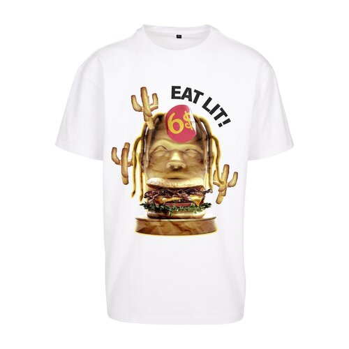 Mister Tee Eat Lit Oversize Tee white XXL