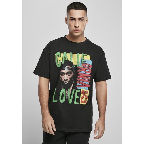 Mister Tee Tupac California Love Retro Oversize Tee black XXL