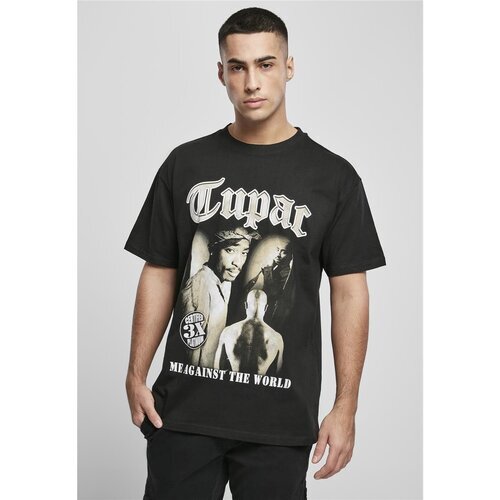 Mister Tee Tupac MATW Sepia Oversize Tee black XS