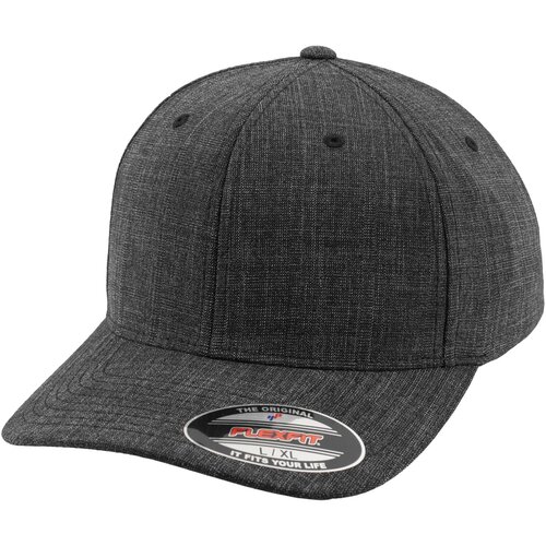 Flexfit Fine Melange Cap black S/M