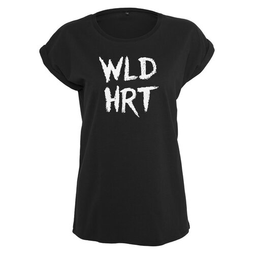 Mister Tee Ladies WLD HRT Tee black S