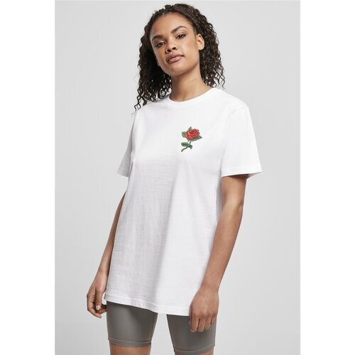 Mister Tee Ladies Rose Tee white 4XL